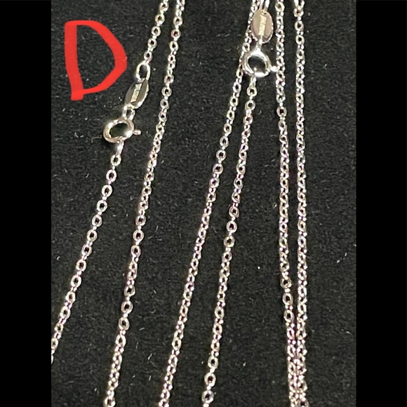 Various 925 Sterling Silver Chain Styles - Picture 8 of 9